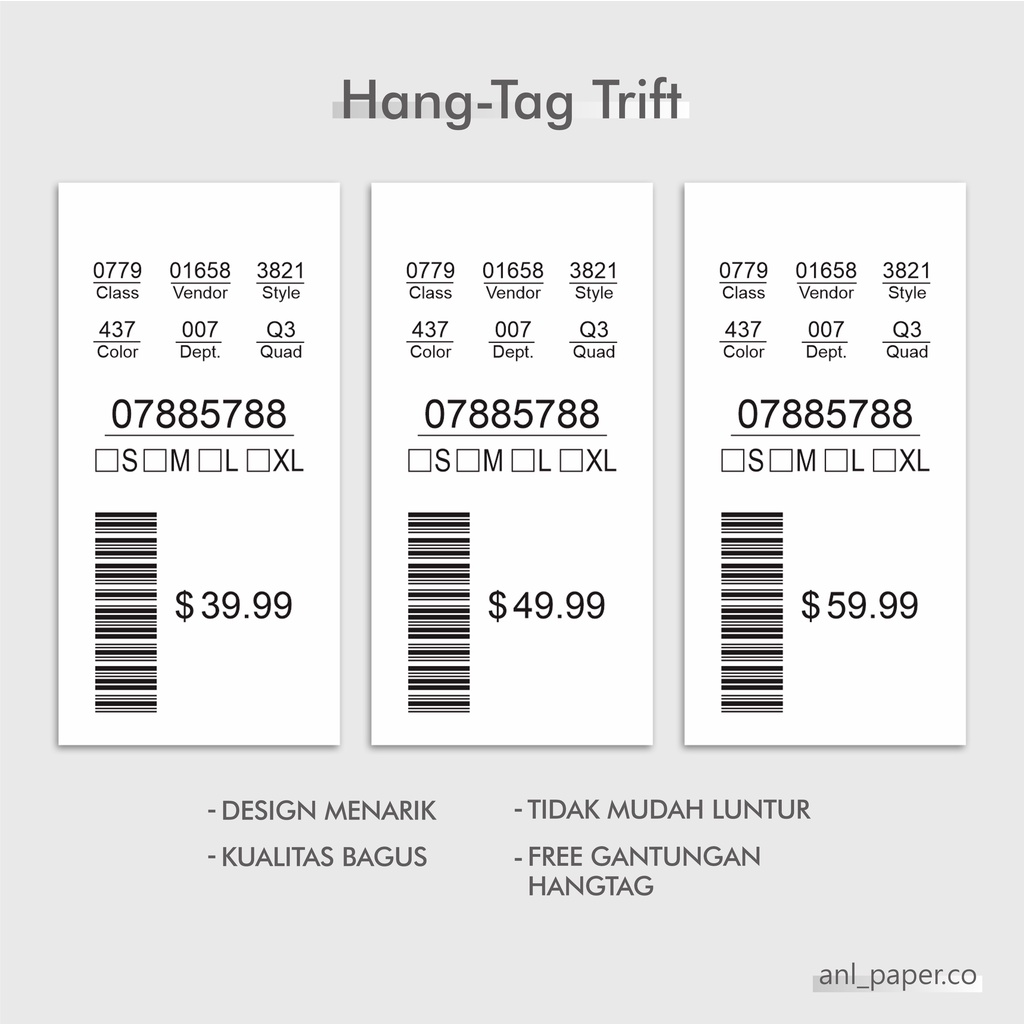 

Hang Tag Desain Price Tag Label Baju Hangtag Toko Hangtag Logo Stiker Merek Label Lebel Olshop Jualan Bisnis Fashion Tali Hantag Usaha Toko Murah Class Vendor