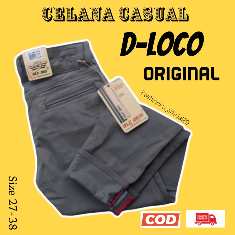 Celana cardinal pria | original DLC | celana d loco original | celana kanvas pria | BISA COD