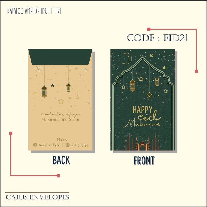 

AMPLOP LEBARAN / AMPLOP IDUL FITRI EID21