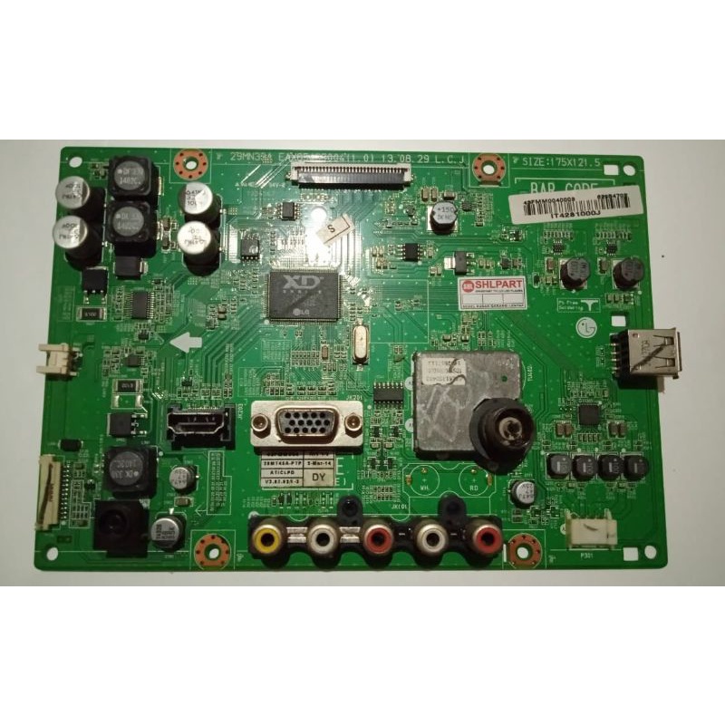 MAINBOARD TV LCD 29MT47AC MB MESIN TV LED LG 29MT47AC-PT