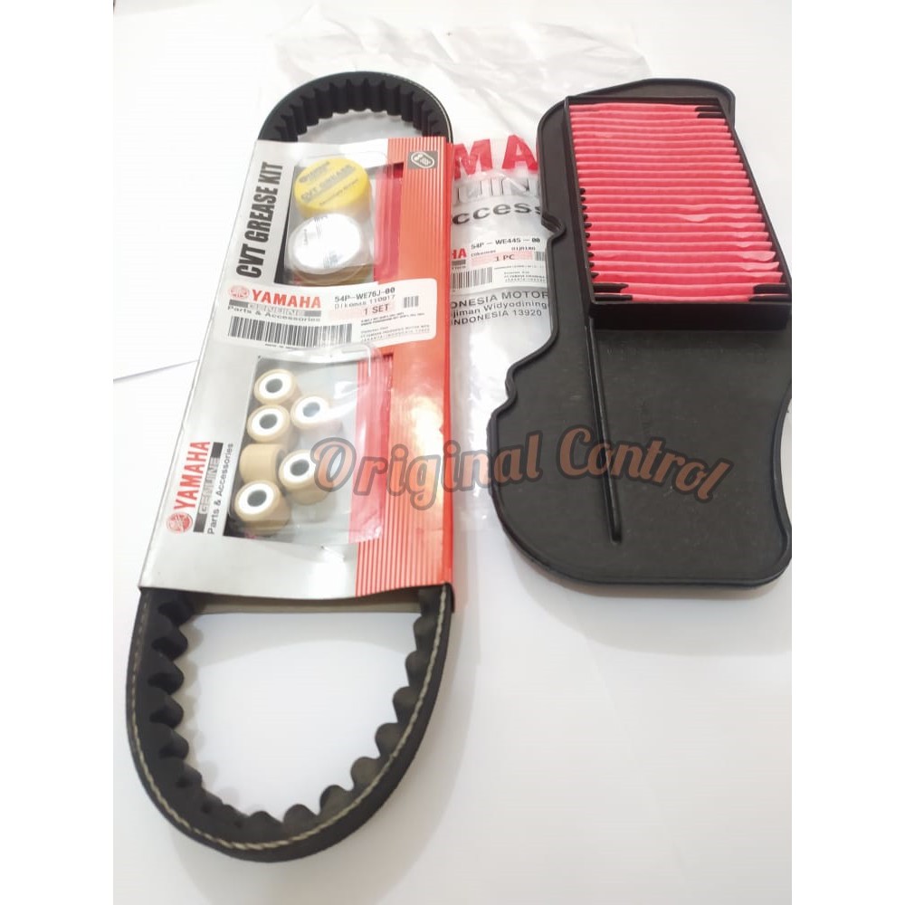 Vanbelt V-Belt vbelt Assy Mio GT Soul GT Mio J + Filter Udara(products only