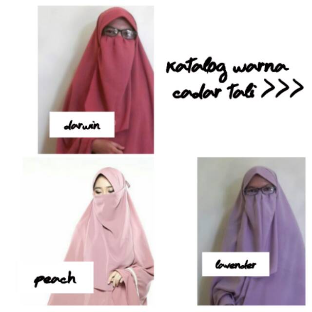 Cadar tali / niqab tali / bandana cadar2