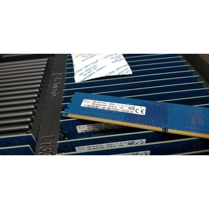Memory PC HYNIX 2GB 1Rx16 PC3L-12800U (Low Volt) DDR3L