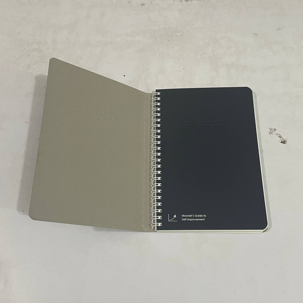 

Moonet Refill Undated One Year Self Development Journal