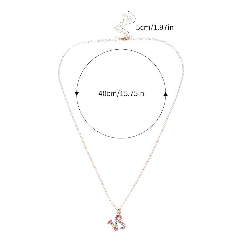 Perhiasan Kalung Horoskop Lily12 Warna-Warni Leo Aries Constellations