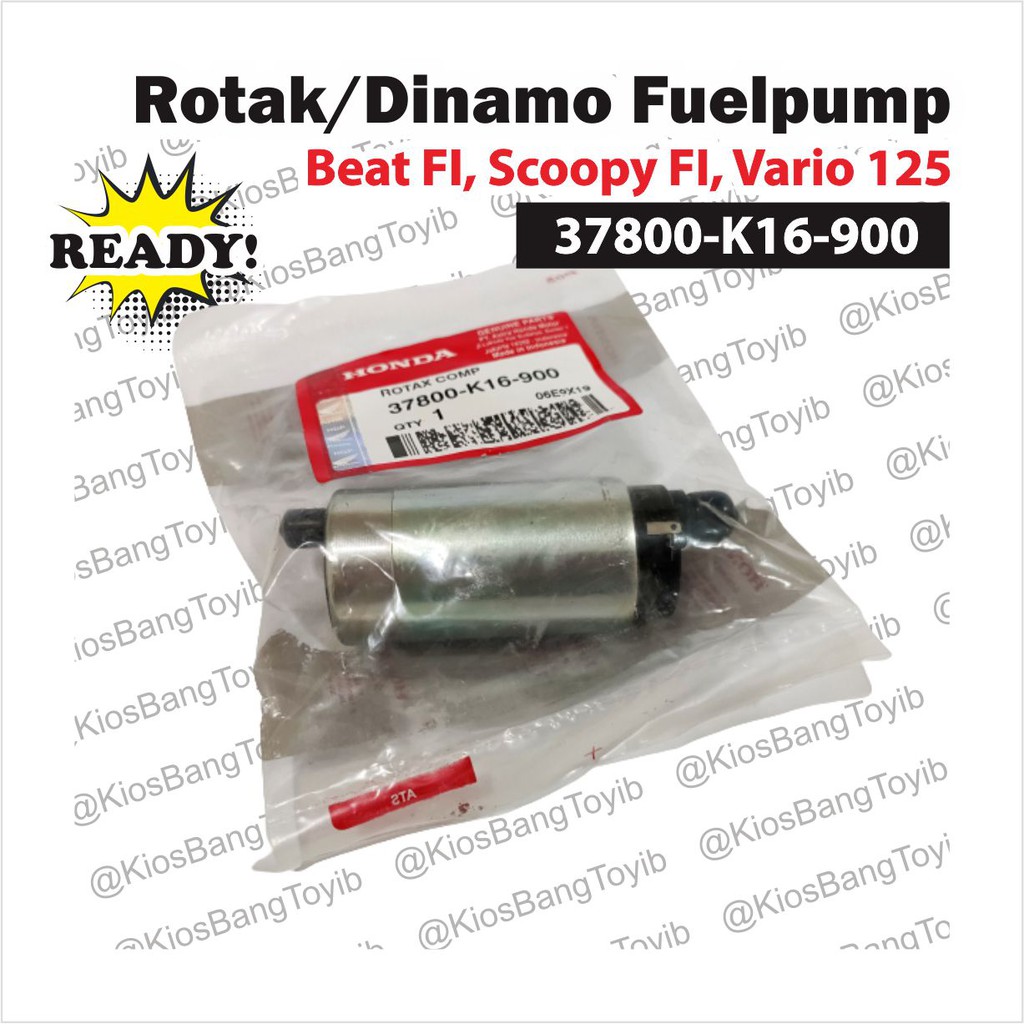 Rotak Dinamo Fuel Pump Honda Beat FI, Vario 125FI, Scoopy (𝟑𝟕𝟖𝟎𝟎-𝐊𝟏𝟔-𝟗𝟎𝟎)