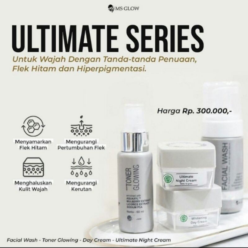 Paket Ultimate Ms Glow | Ms Glow Ultimate Series