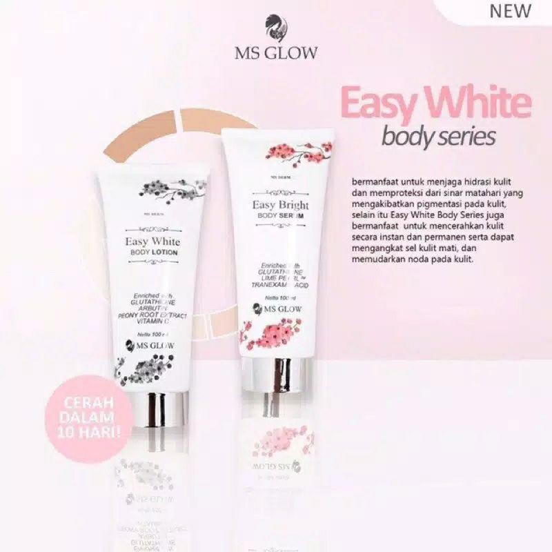 MS Glow Body Series Original Handbody Pemutih Tangan Pencerah Tangan Cream Krim Pemutih Tubuh BPOM