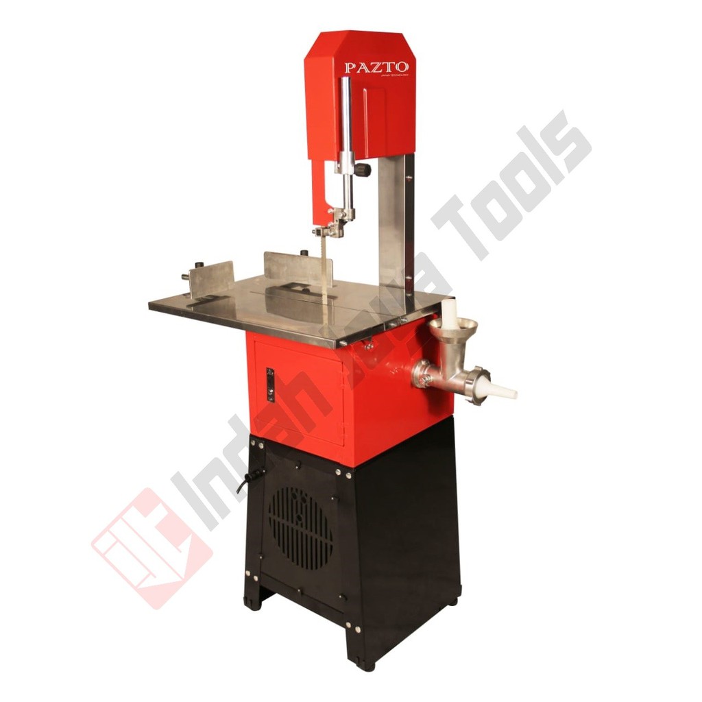 PAZTO RDQ 250 Meat Saw Stainless Steel 10 Inch Band Saw Potong Daging Tulang Bandsaw Meatsaw