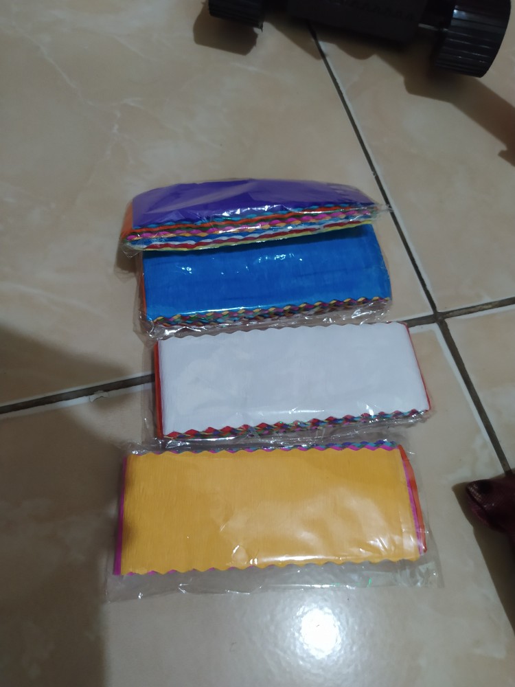 Kertas Krep Gulung Mix Warna