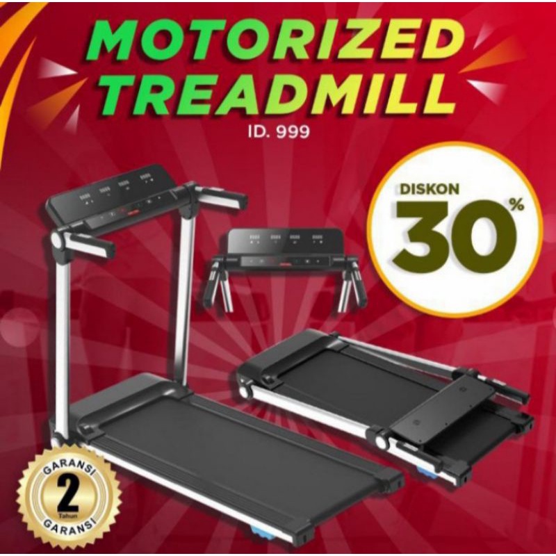 MOTORIZED TREADMILL Electrik IDACHI ID-999 Grosir Alat Fitness Termurah