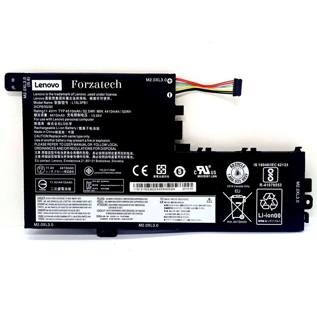 Lenovo Laptop Battery L15L3PB1 Fit Winbook N23 FLEX11 YOGA N22 N23 N42