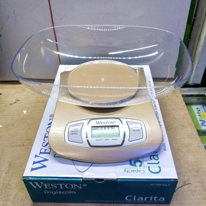 Timbangan Digital Weston Gula/Telor/Tepung Kapasitas 5kg