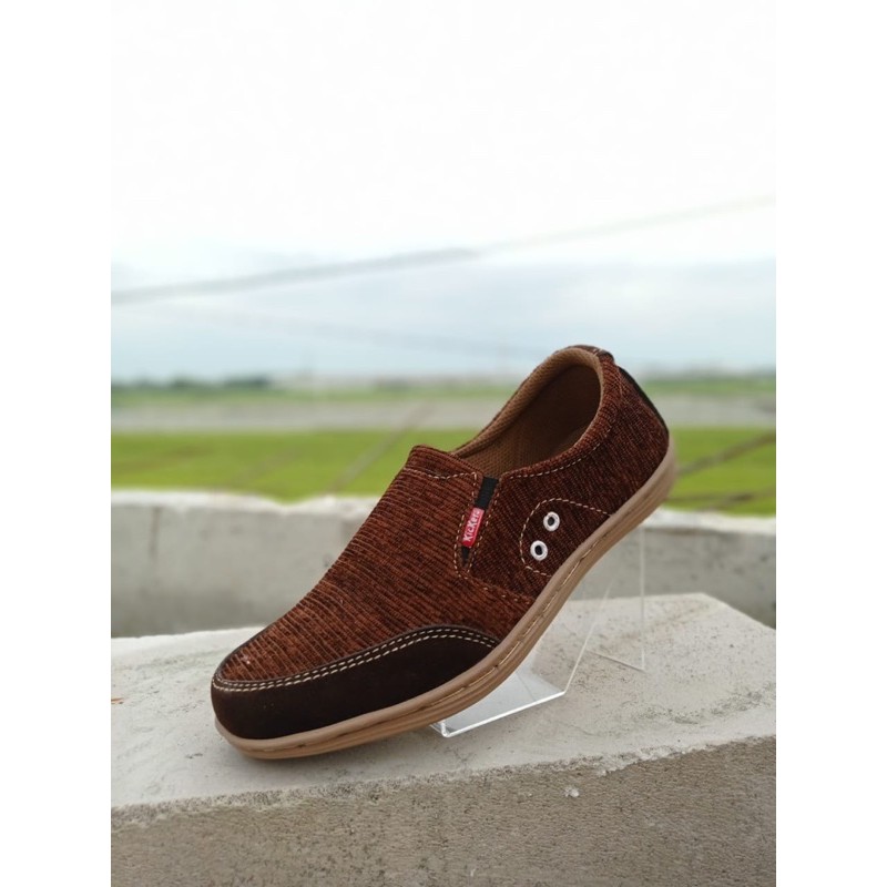 SEPATU SLIP ON PRIA | LIERY ORIGINAL OUTSOL FULL JAHIT