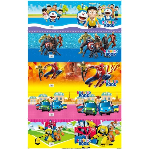 

HJK 1 PAK ISI 10 PCS Buku gambar A4/ 1 Pack Buku Gambar BT S A4/ Karakter BOY & gIRL/emoticon SNR