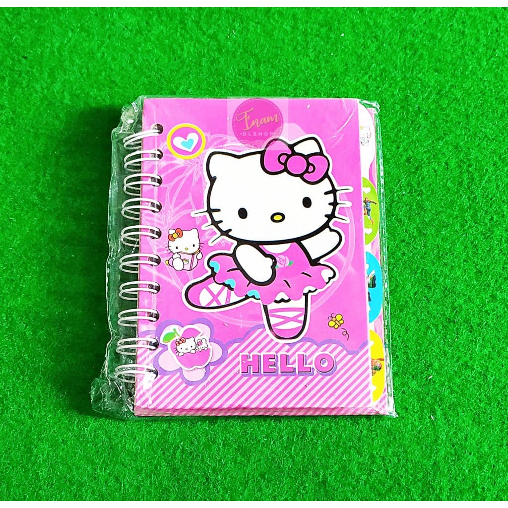 

Diary Spiral kecil karakter