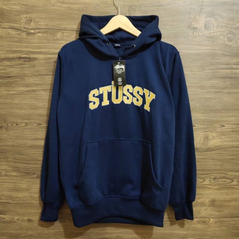 Sweater Hoodie Stussy Bordir