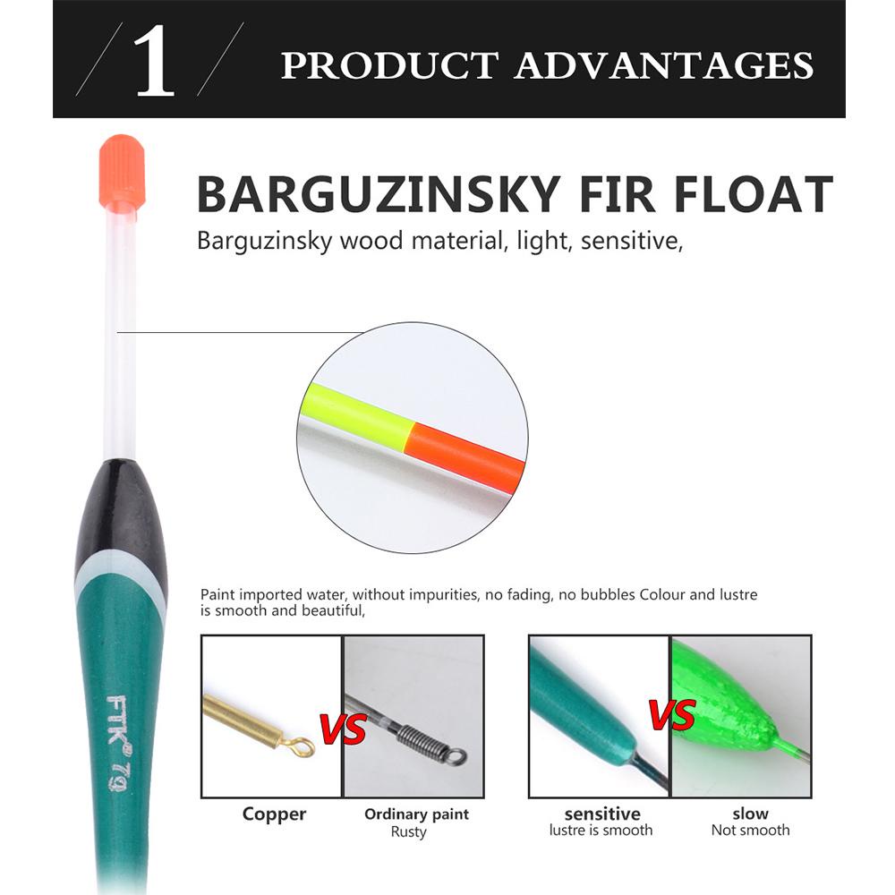 Top 5PCS Pelampung Pemikat Pancing Mengapung Mode Berfluktuasi Aneka Ukuran Cahaya Tongkat Mengapung