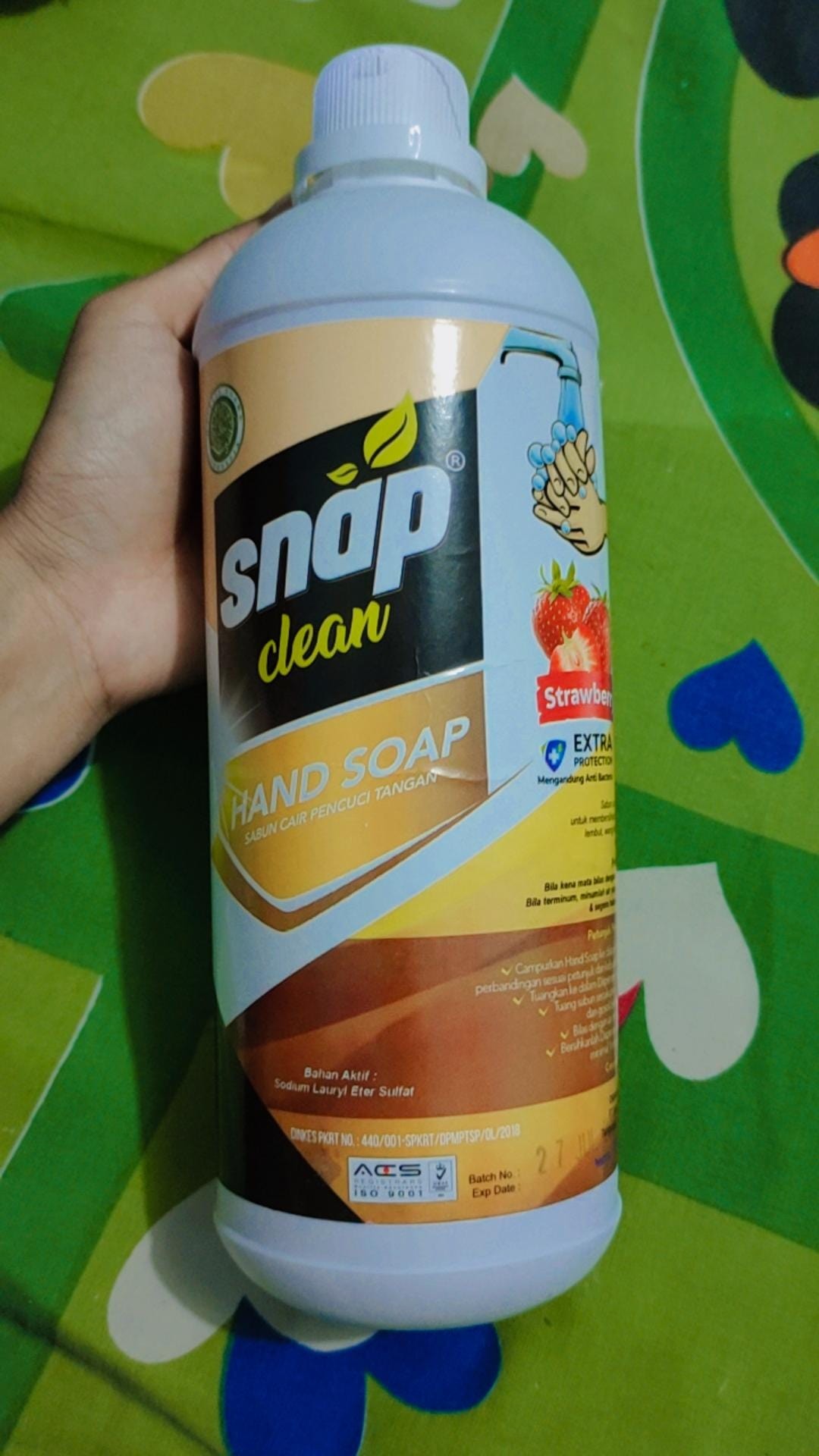 Sabun Cuci Tangan / Hand Wash / Hand Soap | Snap Clean - 1 Liter