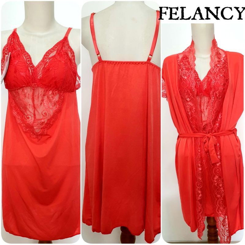 LINGERIE + KIMONO FELANCY 1259 (Dapat 1 SET)