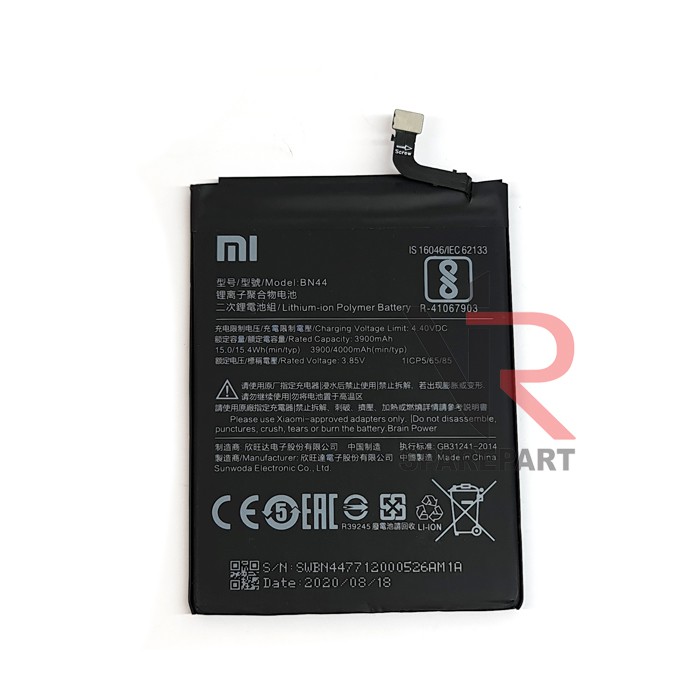 BATERAI XIAOMI REDMI 5 PLUS BN44 BATRE BATTERY