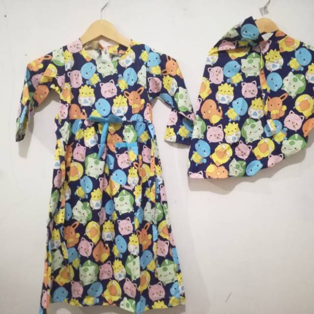 GAMIS ANAK SET KERUDUNG 1 5THN Shopee Indonesia GAMIS ANAK SET KERUDUNG 1 5THN Shopee Indonesia