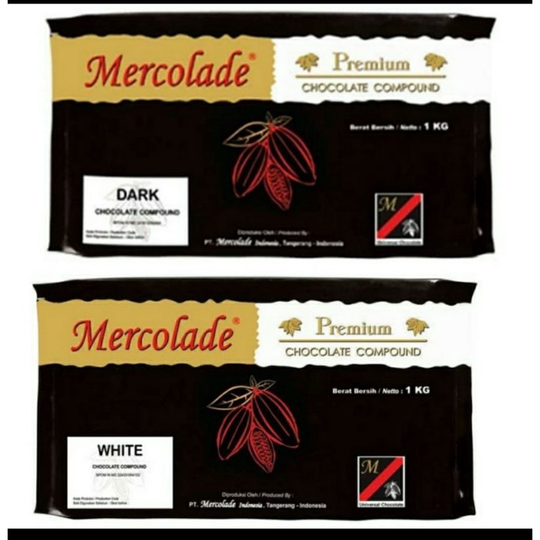 

COKLAT MERCOLADE 1KG - Dark / White