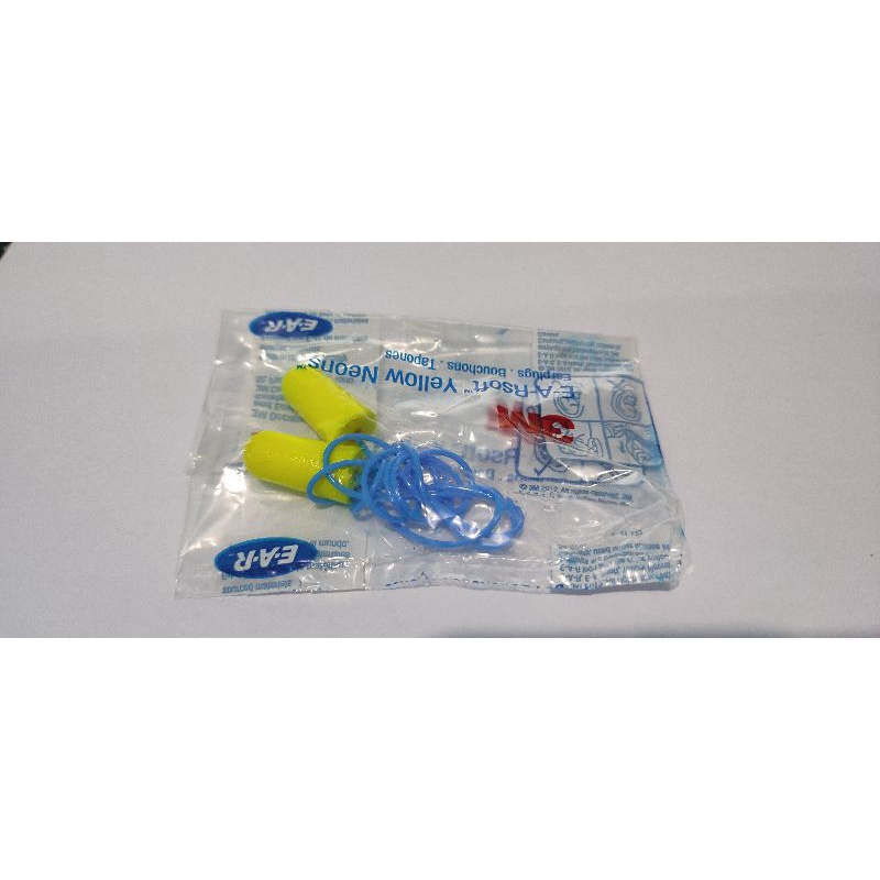 

3M Earplug Yellow Neon Tali 311-1250 1pasang