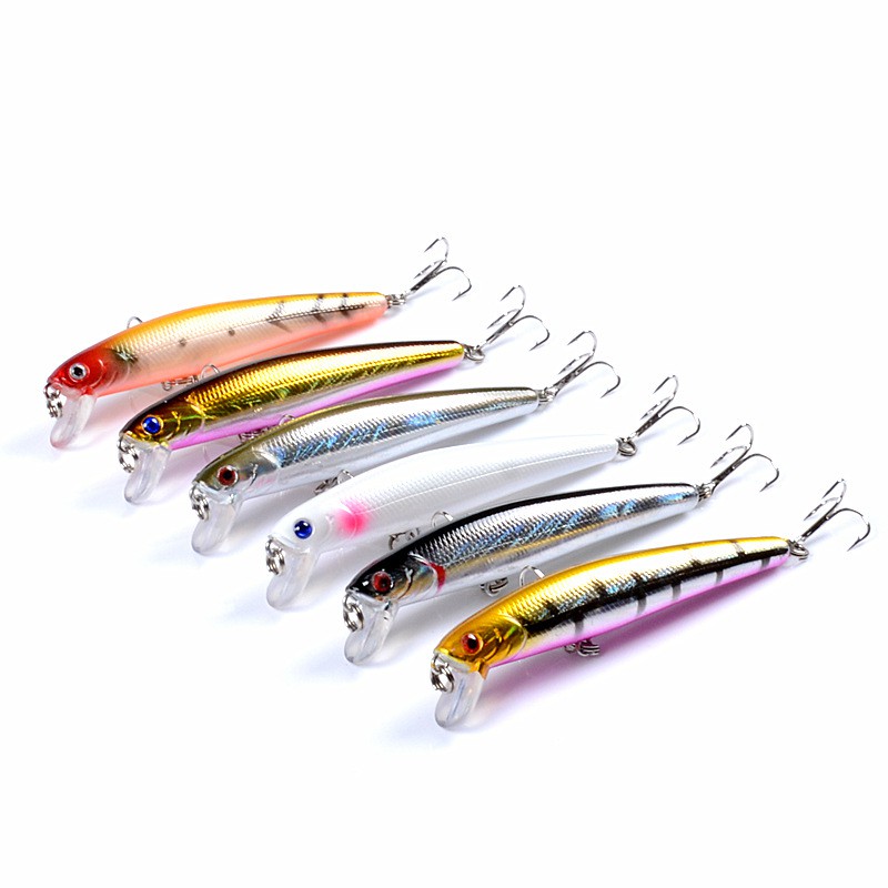 SYFishing 1Pcs New Minnow Umpan Pancing 9.6cm/9.8g Swimbait Fishing Lure Floating Bass Swimbait Wobbler Kail Memancing Tackle