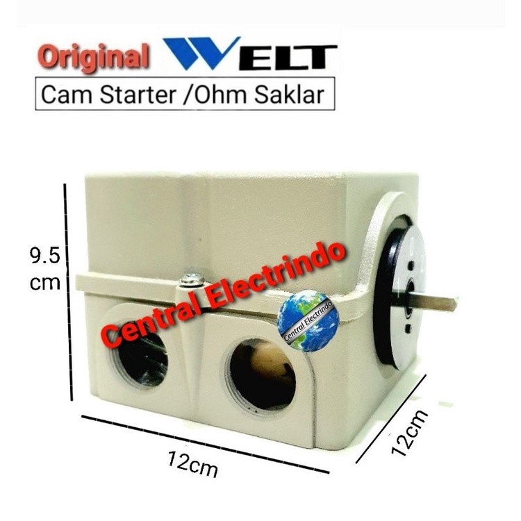 Cam Starter Ohm Saklar 4P GZ-40A 8800Watt I-0-II (ON-OFF-ON) WELT.