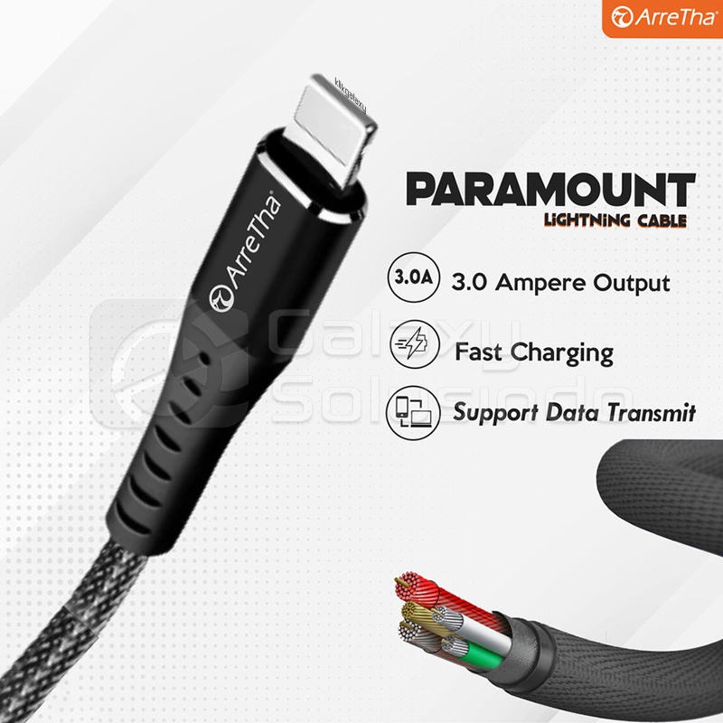 ARRETHA PARAMOUNT LIGHTNING USB Fast Charging Cable