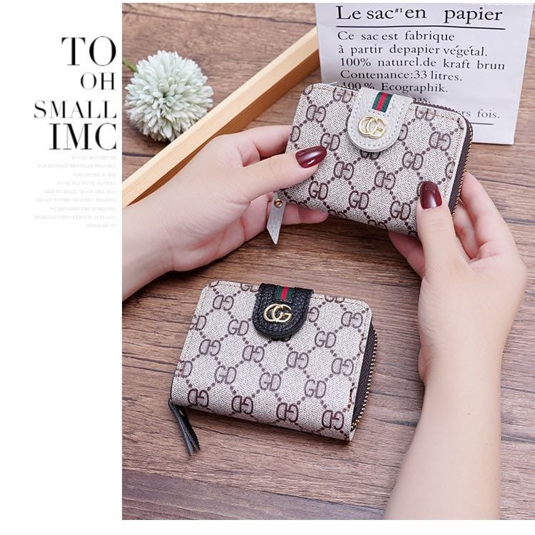 ( Fy ) COD DOMPET WANITA  G01 DOMPET IMPORT MOTIF GD LIPAT MURAH ORIGINAL DOMPET MINI