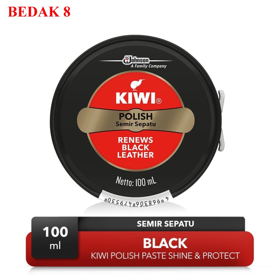 Kiwi Paste Shoe Polish Black 100 ml/ Semir Sepatu Kiwi 100 ml Hitam