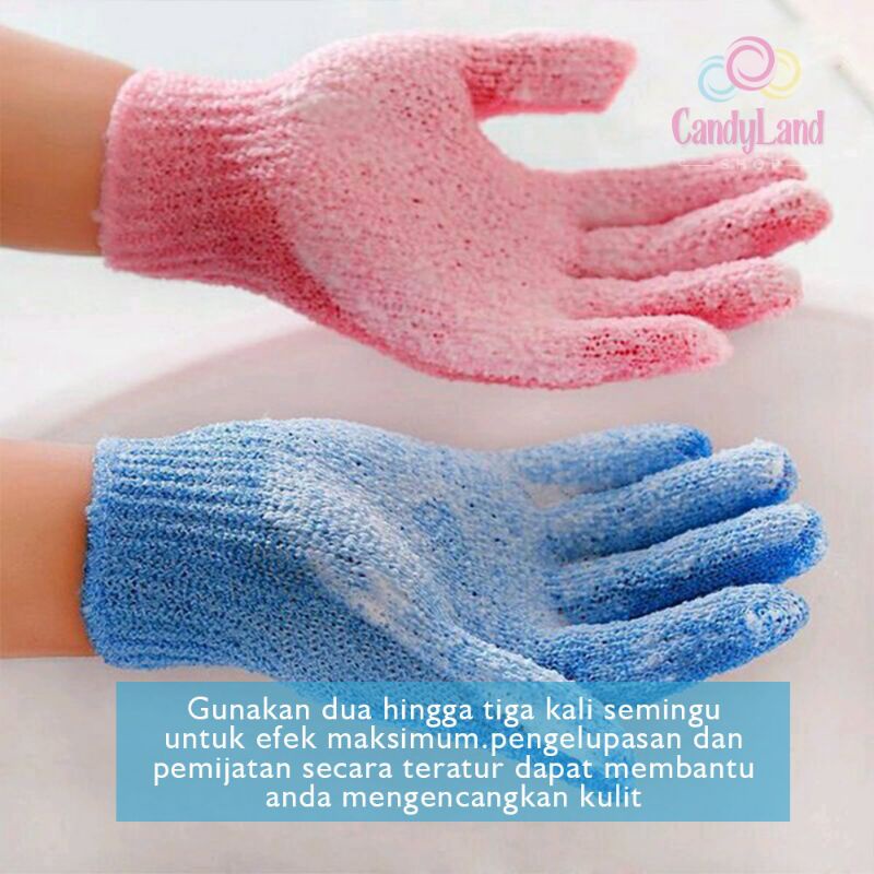 Sarung Tangan Mandi, Sikat Sarung Tangan Buat Badan / Body Scrub Glove