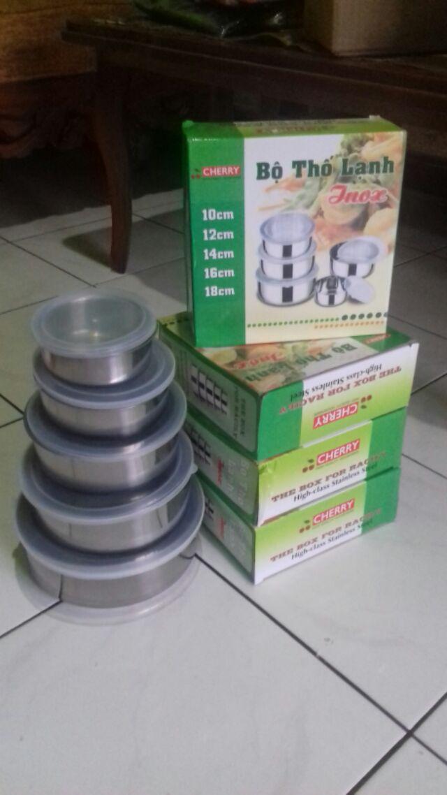 [dapat 5 Pcs ]rantang Susun 5 Stainless / Protect Fresh Box