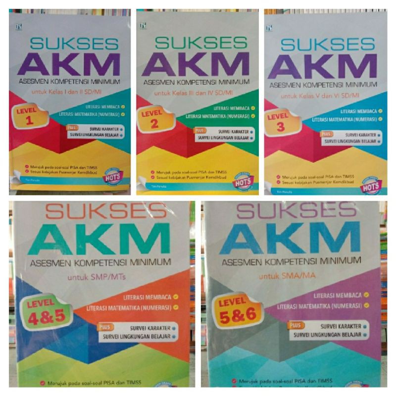 Jual Buku Sukses AKM Asesmen Kompetensi Minimum Untuk SD SMP SMA MA ...