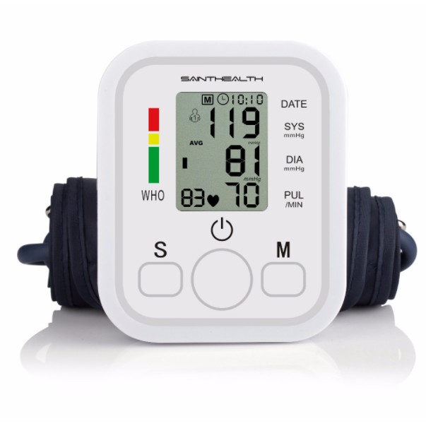 Alat Cek Pengukur Tekanan Tensi Darah Digital Tensimeter Sphygmomanometer Blood Pressure Monitor