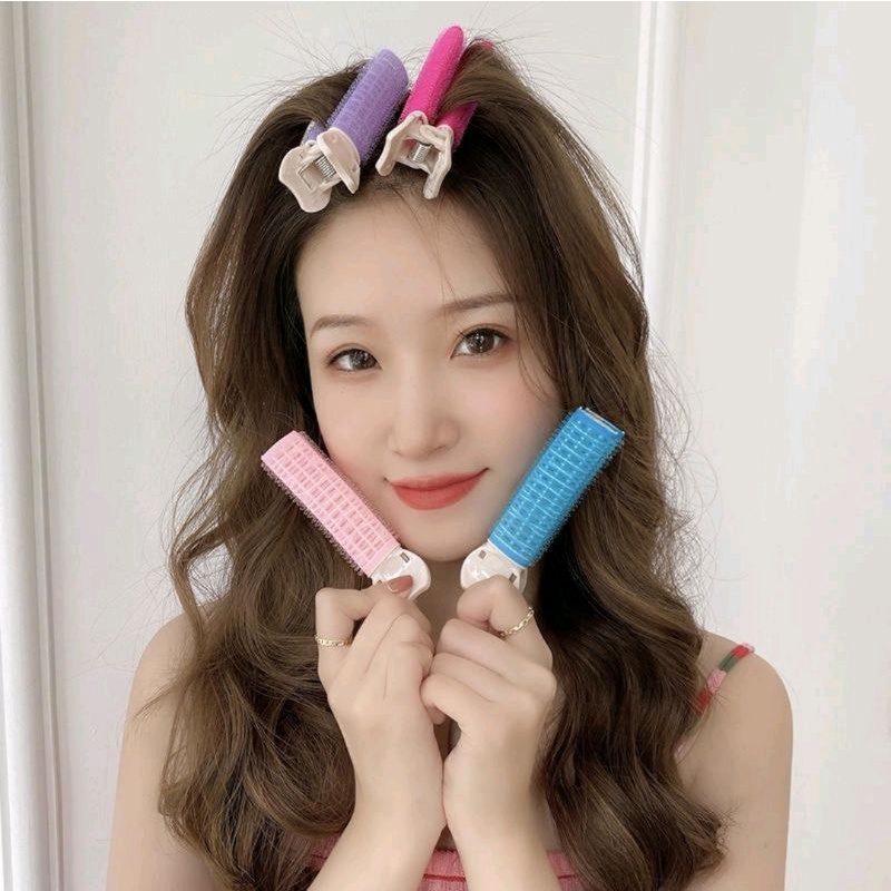 KOREAN ROLL HEATLESS HAIR STYLE CURLER - ROL VELCRO PONI ANTI LEPEK PREMIUM ALA KOREA - ROL ROLL RAMBUT PLASTIK MURAH