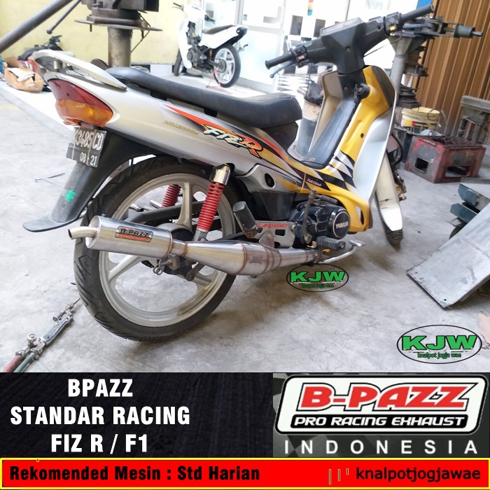 Knalpot Bpazz Fizr Standar Racing Stainless Original