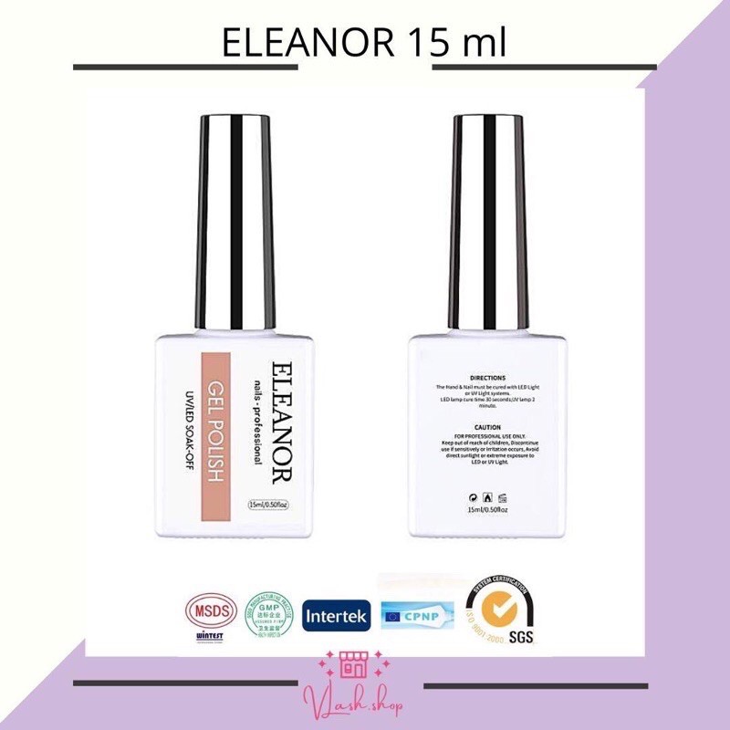 ELEANOR NAIL GEL HALAL 15ML NEW COLOR