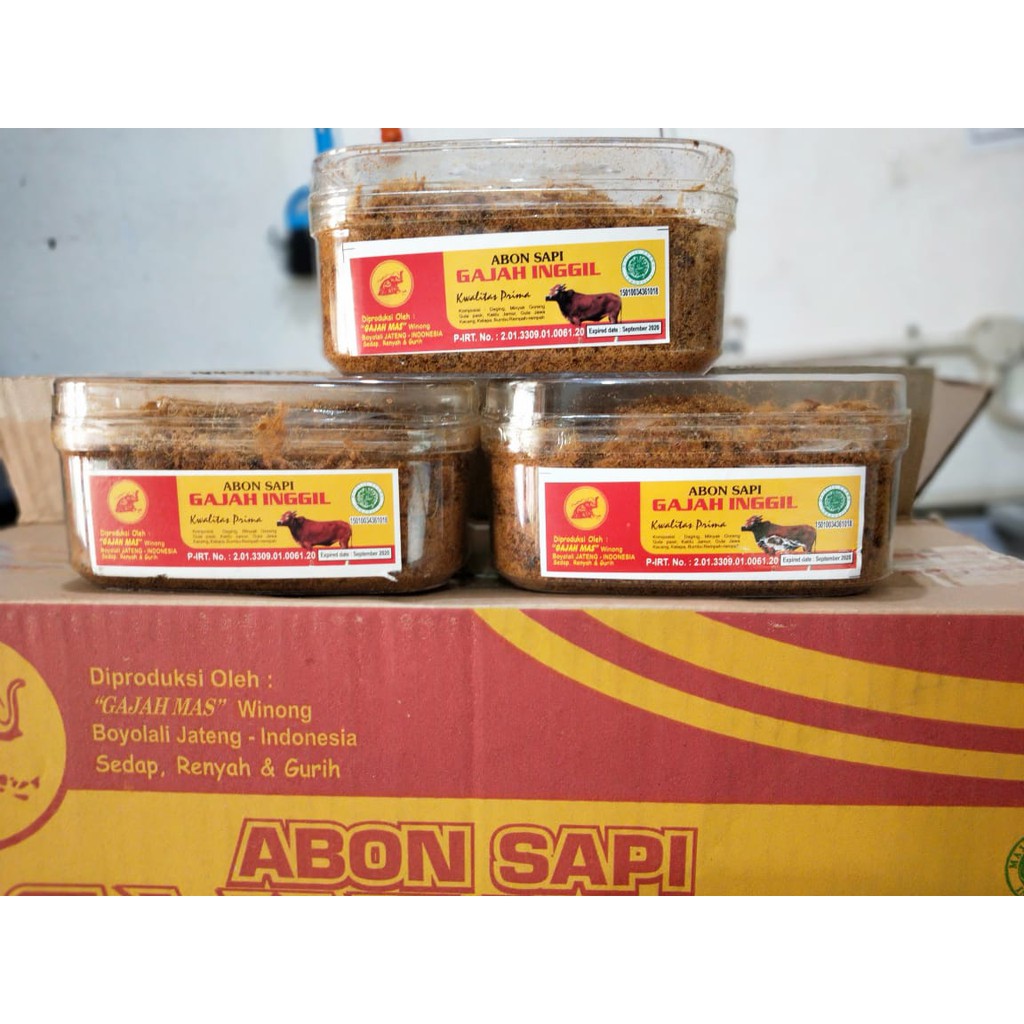 

ABON SAPI GAJAH INGGIL 300GR