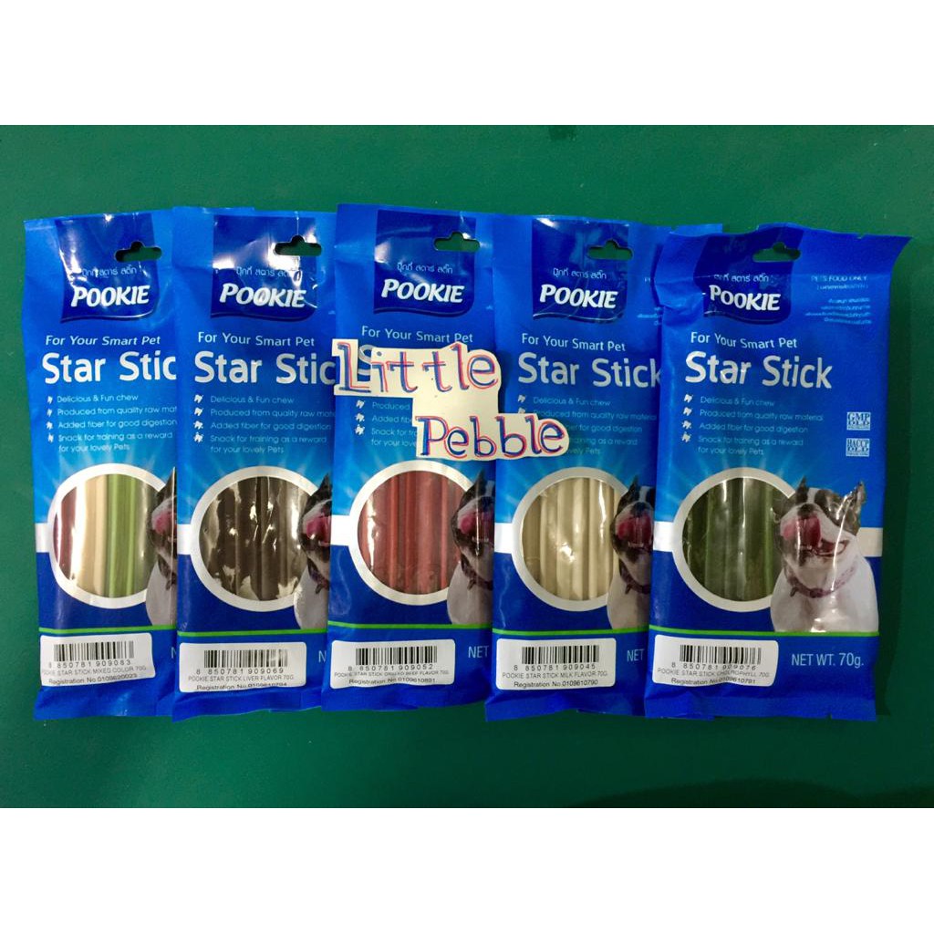 Pookie Dental Care Star Stick 70gr Cemilan Gigitan Anjing