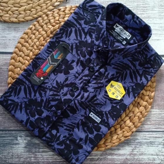 [KODE FVJBG] Baju Kemeja Pria Cowok Distro Lengan Pendek Motif Surfing Skate Fullprint Printing Pant