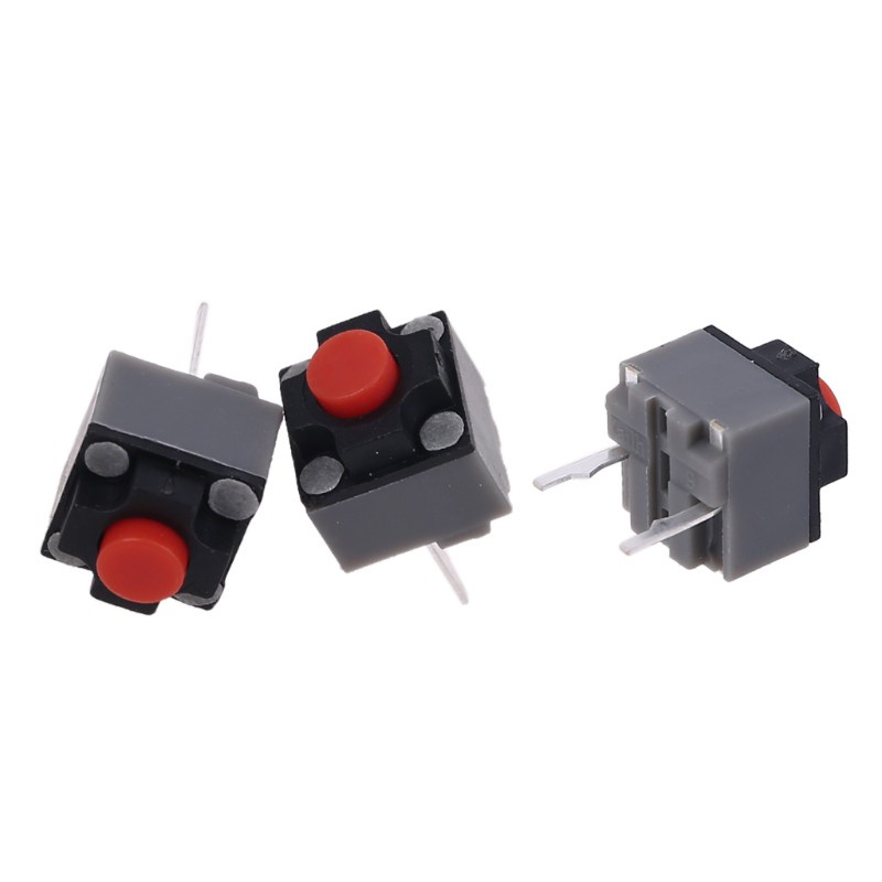 Cre 5pcs Saklar Micro Switch 6x6 X 7.3mm Bentuk Kotak