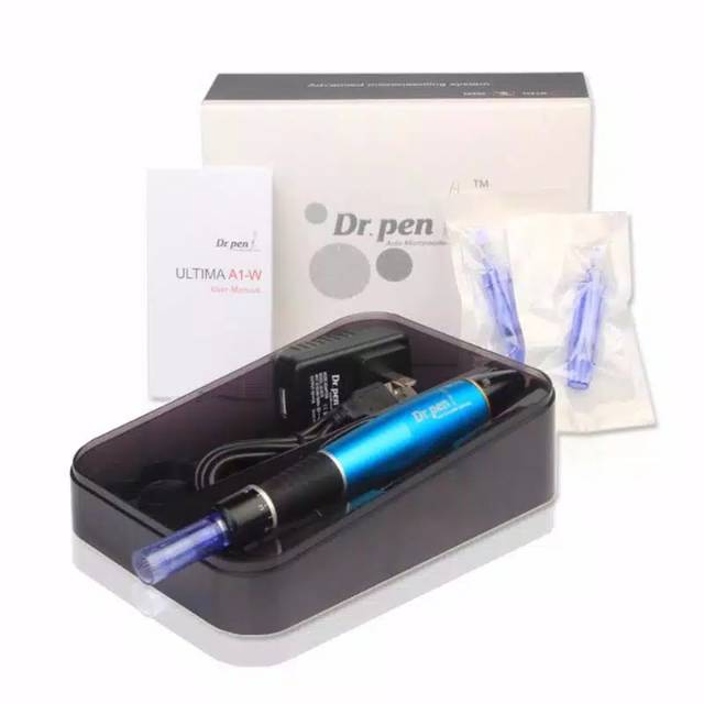 Dr.pen a1 wireless a1-w dermapen mts alat bb glow sulam alis bibir bopeng scar  ada m7 m5 mym