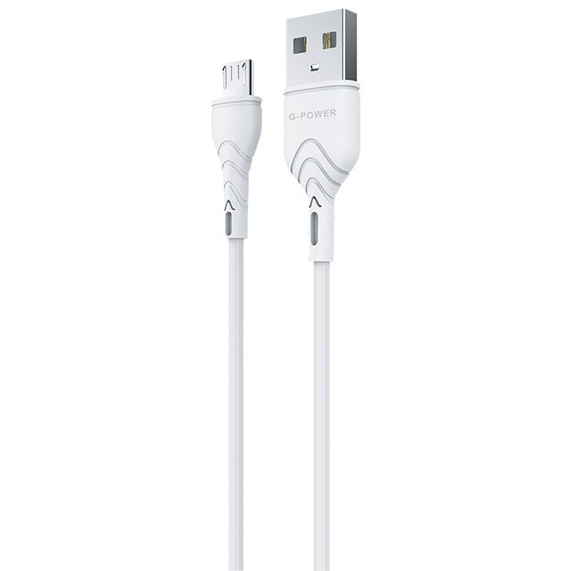 GPOWER CABLE DATA U11 (MICRO USB) with Support 2.4A Quick Charge, Fast Transmission GARANSI 1 TAHUN