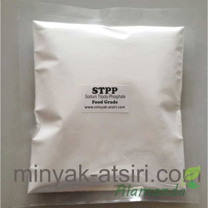 

Bubuk SodiumSTPP Food Grade 100 g Tripolyphosphate Foodgrade Powder