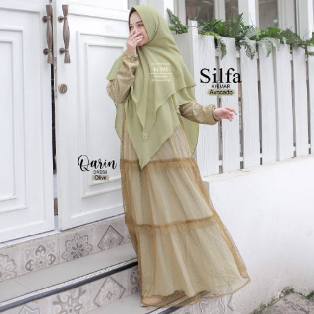 QARYN DRESS KAISYA , DRESS TULLE , DRESS KAISYA , GAMIS KAISYA , GAMIS TULLE