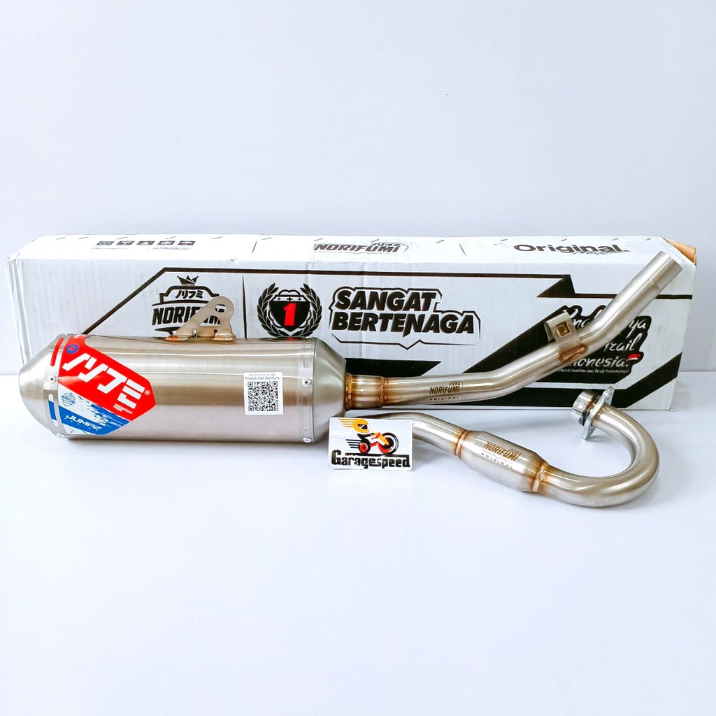Knalpot Norifumi Jumpz KLX 150 S L G BF Dtracker Original Norifumi