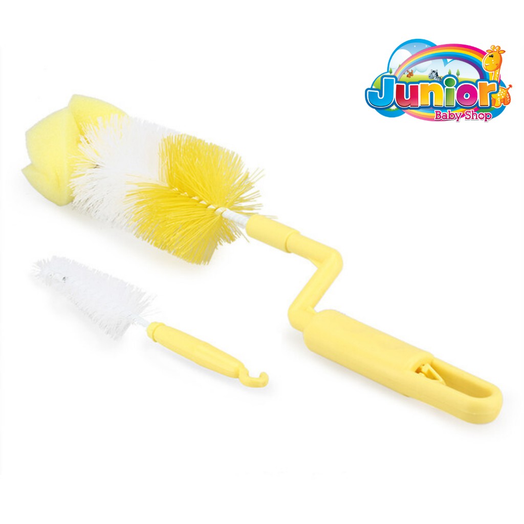 Little Baby Sikat Botol Isi 2 - Baby Bottle &amp; Nipple Brush